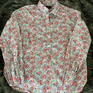 J Crew Liberty print popover